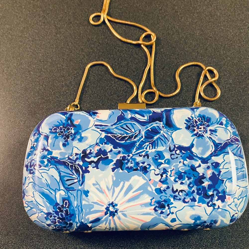 NWOT Lilly Pulitzer hard shell clutch/crossbody